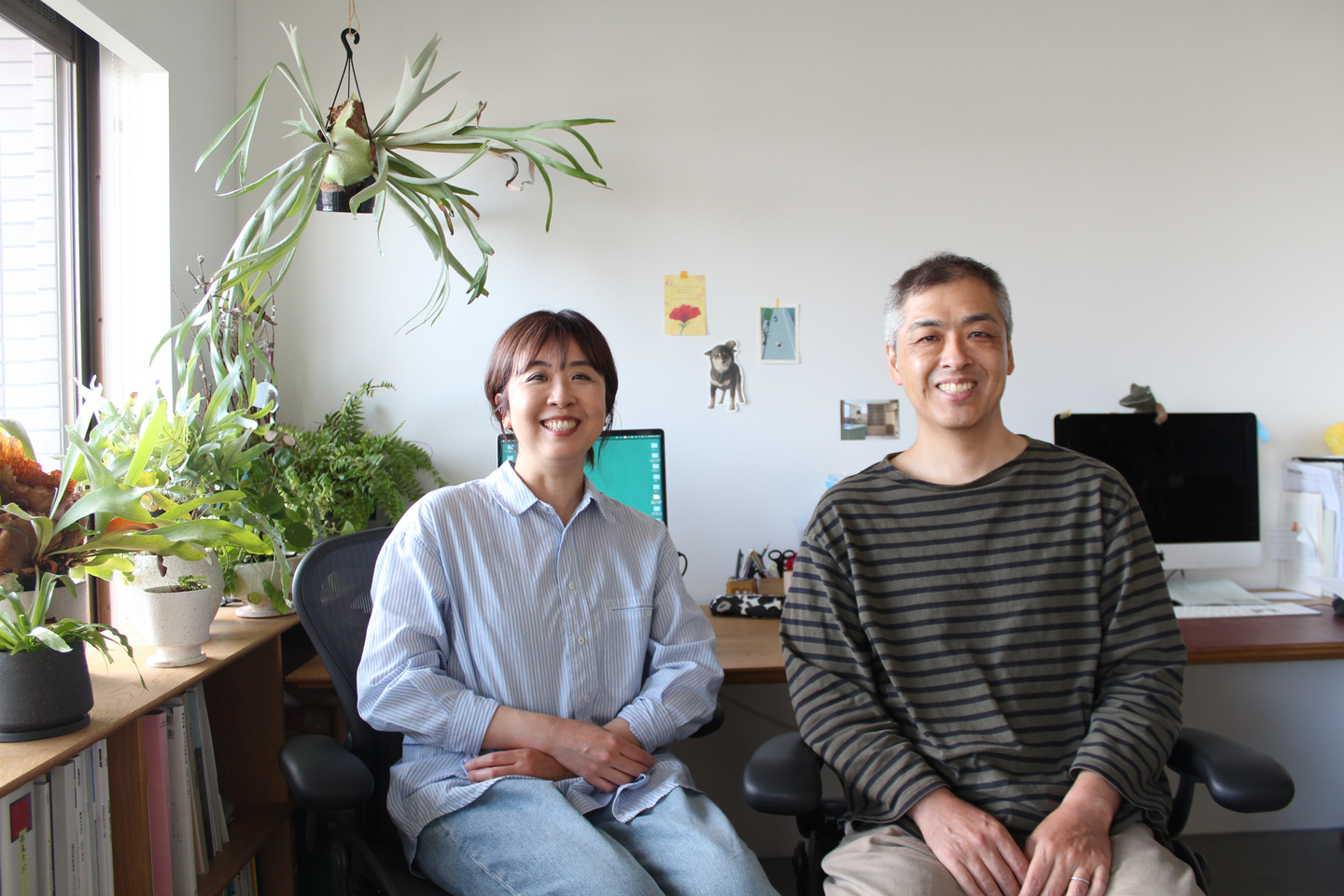 尾川陽一と岩井佑里恵の顔写真